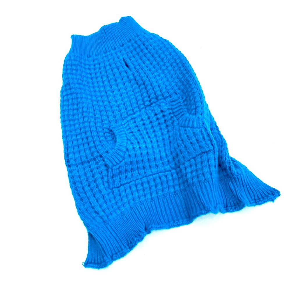 Vibrant Life Turquoise Blue Pet Sweater Size Small